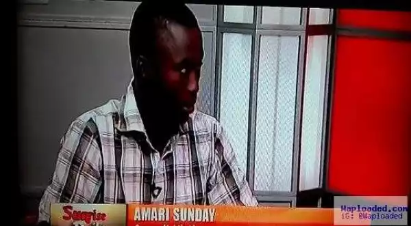 Photos: Man Who Was Beaten By Military Cadet In Abuja, Speaks On Channels TV